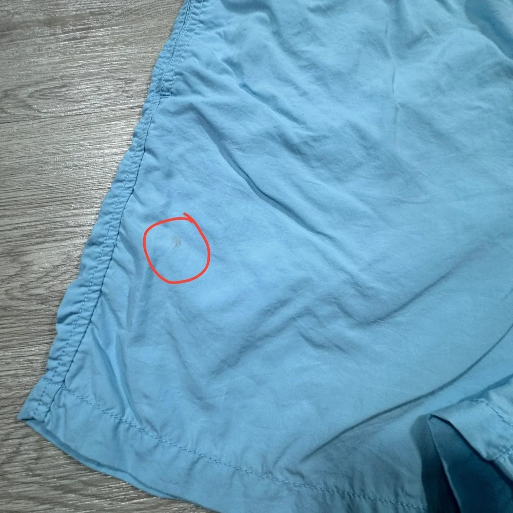 Polo Ralph Lauren Mens Swim Trunks Light Blue Large Mesh‎ Lined Pony Logo
